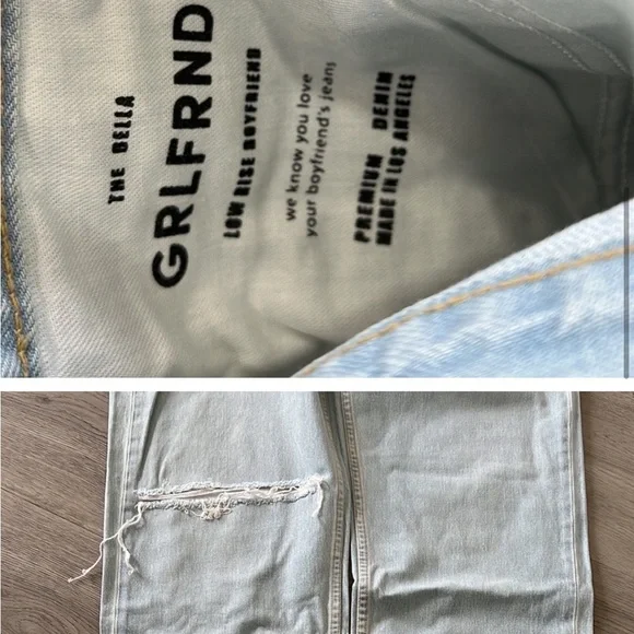 GRLFRND Bella Low Rise Boyfriend in Death Valley 24 - Picture 4 of 5